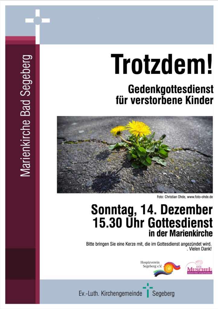 Weltgedenktag 2025 Bad Segeberg