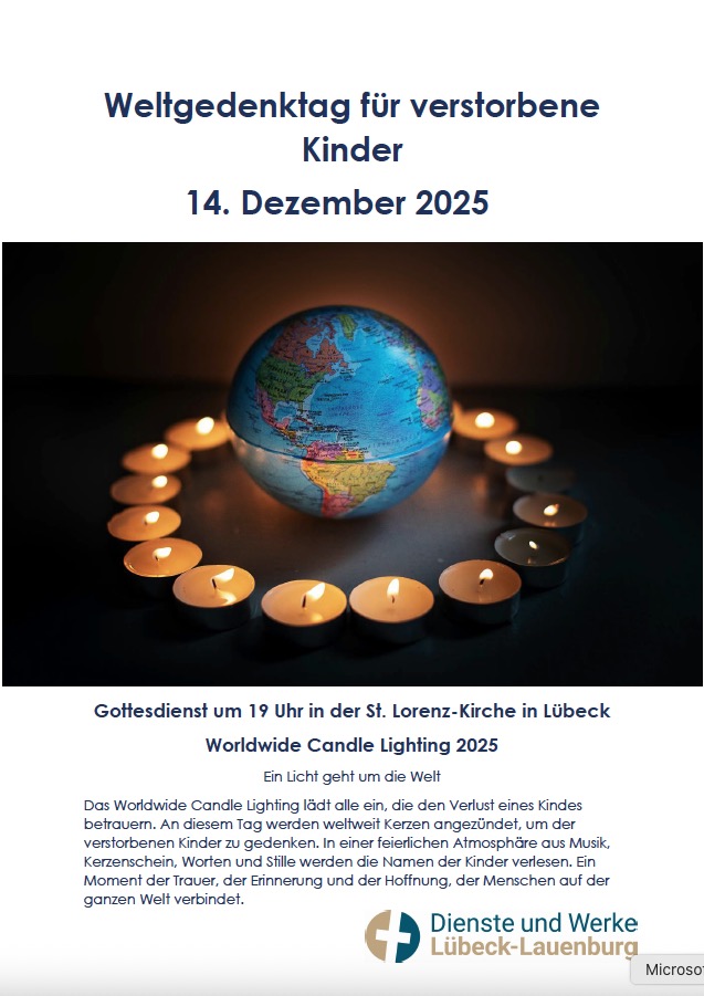 Weltgedenktag 2025 Lübeck